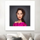 Angelina Jolie by Rob Snow on GIANT ART - red digital painting