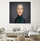 Jane Goodall by Rob Snow on GIANT ART - brown digital painting