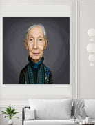 Jane Goodall by Rob Snow on GIANT ART - brown digital painting