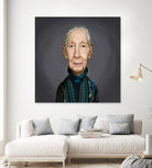 Jane Goodall by Rob Snow on GIANT ART - brown digital painting