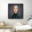 Jane Goodall by Rob Snow on GIANT ART - brown digital painting