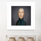 Jane Goodall by Rob Snow on GIANT ART - brown digital painting