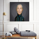 Jane Goodall by Rob Snow on GIANT ART - brown digital painting