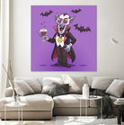 Vampire by Matias Molusko on GIANT ART - fuchsia digital drawing