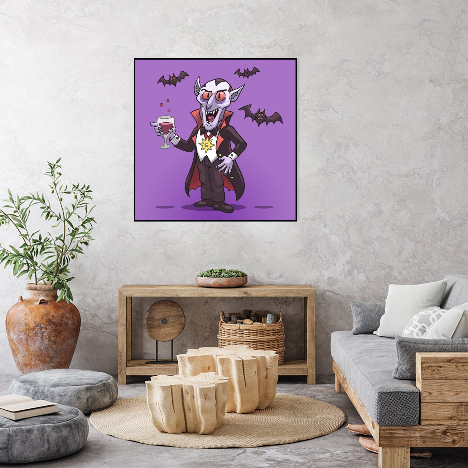 Vampire by Matias Molusko on GIANT ART - fuchsia digital drawing