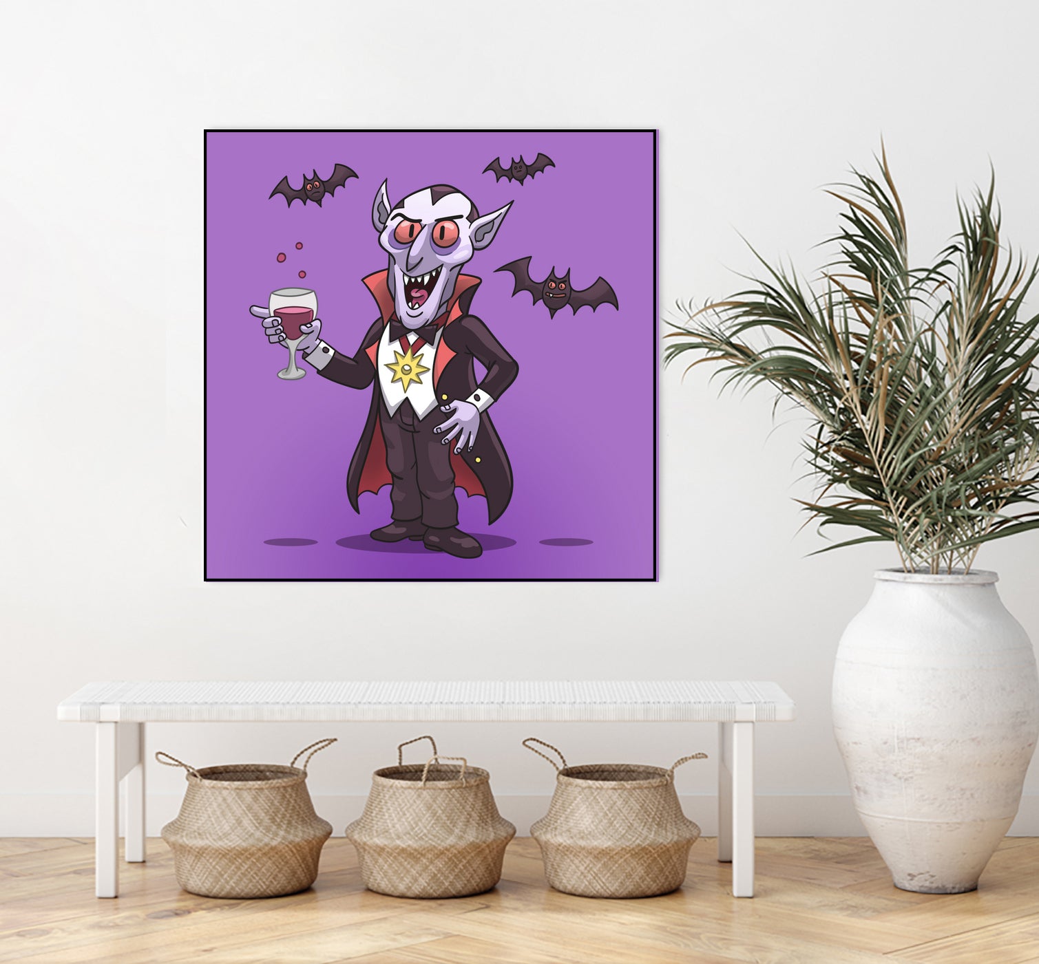 Vampire by Matias Molusko on GIANT ART - fuchsia digital drawing