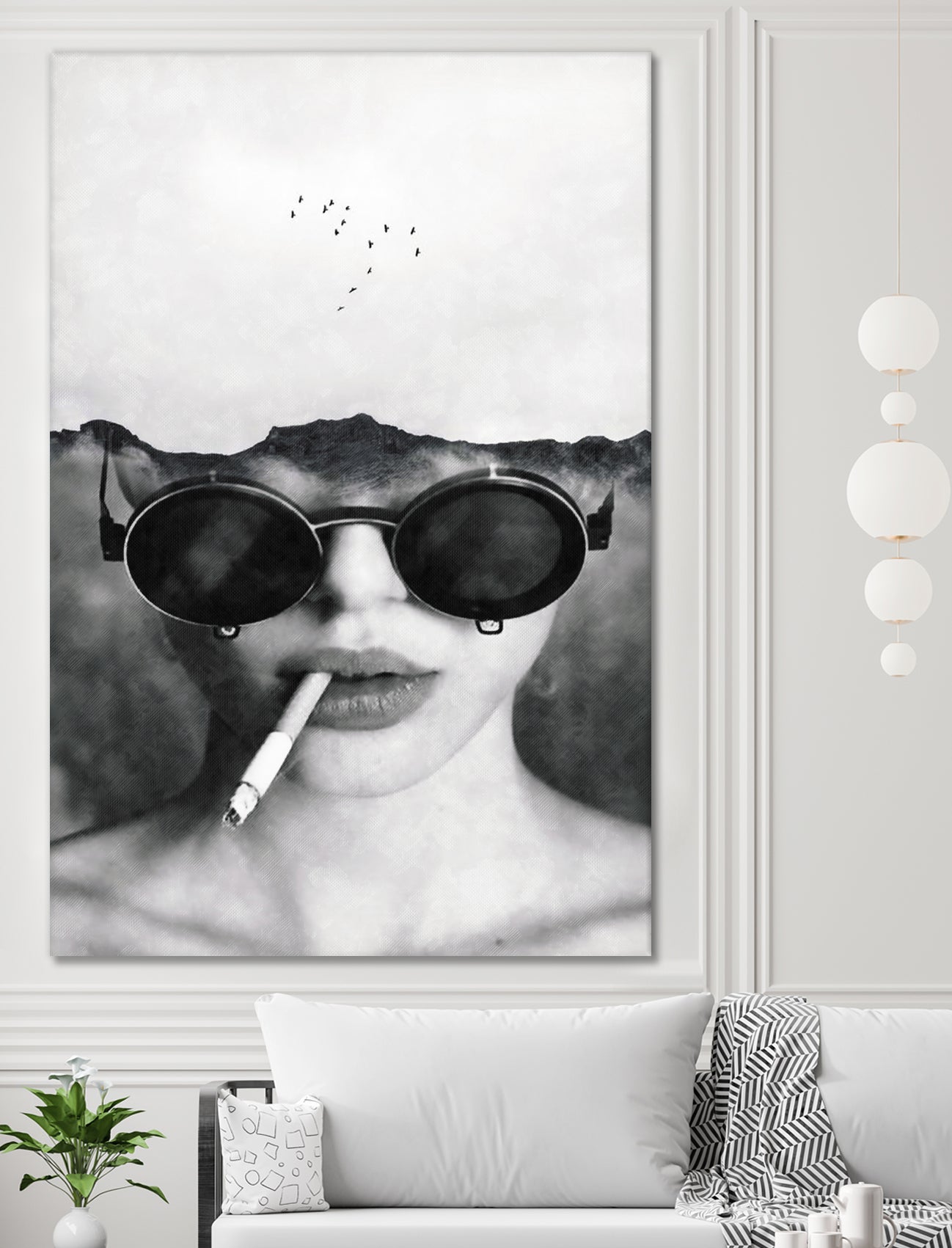 Dreams and cigarettes by Menelaos Trompoukis on GIANT ART - gray digital painting