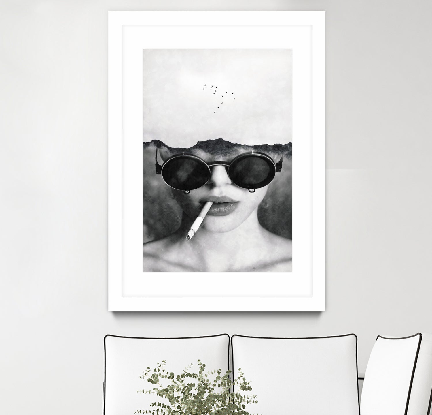 Dreams and cigarettes by Menelaos Trompoukis on GIANT ART - gray digital painting