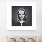 Katharine Hepburn by Rob Snow on GIANT ART - gray digital painting