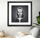 Katharine Hepburn by Rob Snow on GIANT ART - gray digital painting