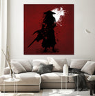 Samurai by Ilya Danilov on GIANT ART - red digital painting