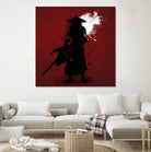 Samurai by Ilya Danilov on GIANT ART - red digital painting