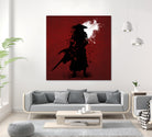 Samurai by Ilya Danilov on GIANT ART - red digital painting