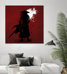 Samurai by Ilya Danilov on GIANT ART - red digital painting