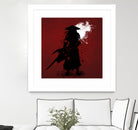 Samurai by Ilya Danilov on GIANT ART - red digital painting