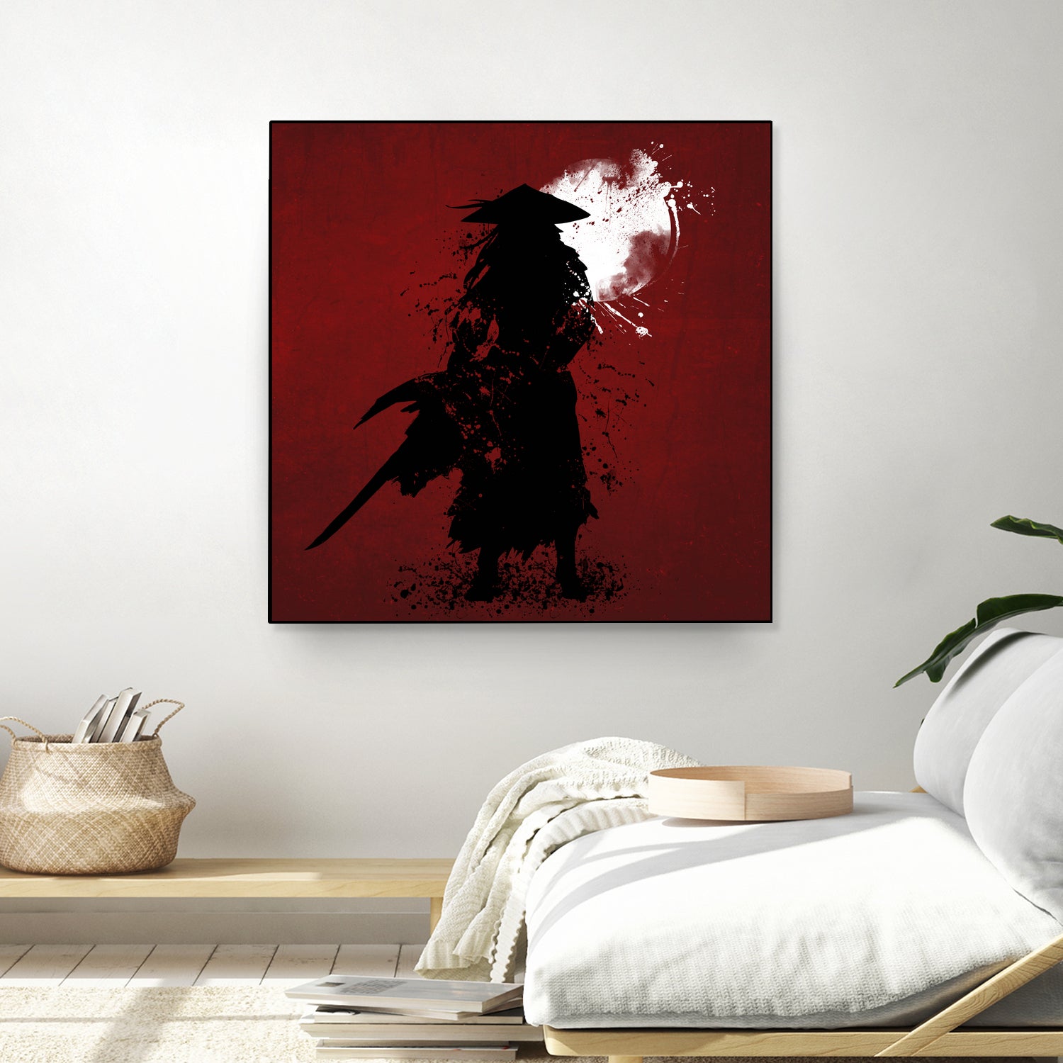 Samurai by Ilya Danilov on GIANT ART - red digital painting