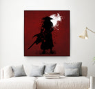 Samurai by Ilya Danilov on GIANT ART - red digital painting