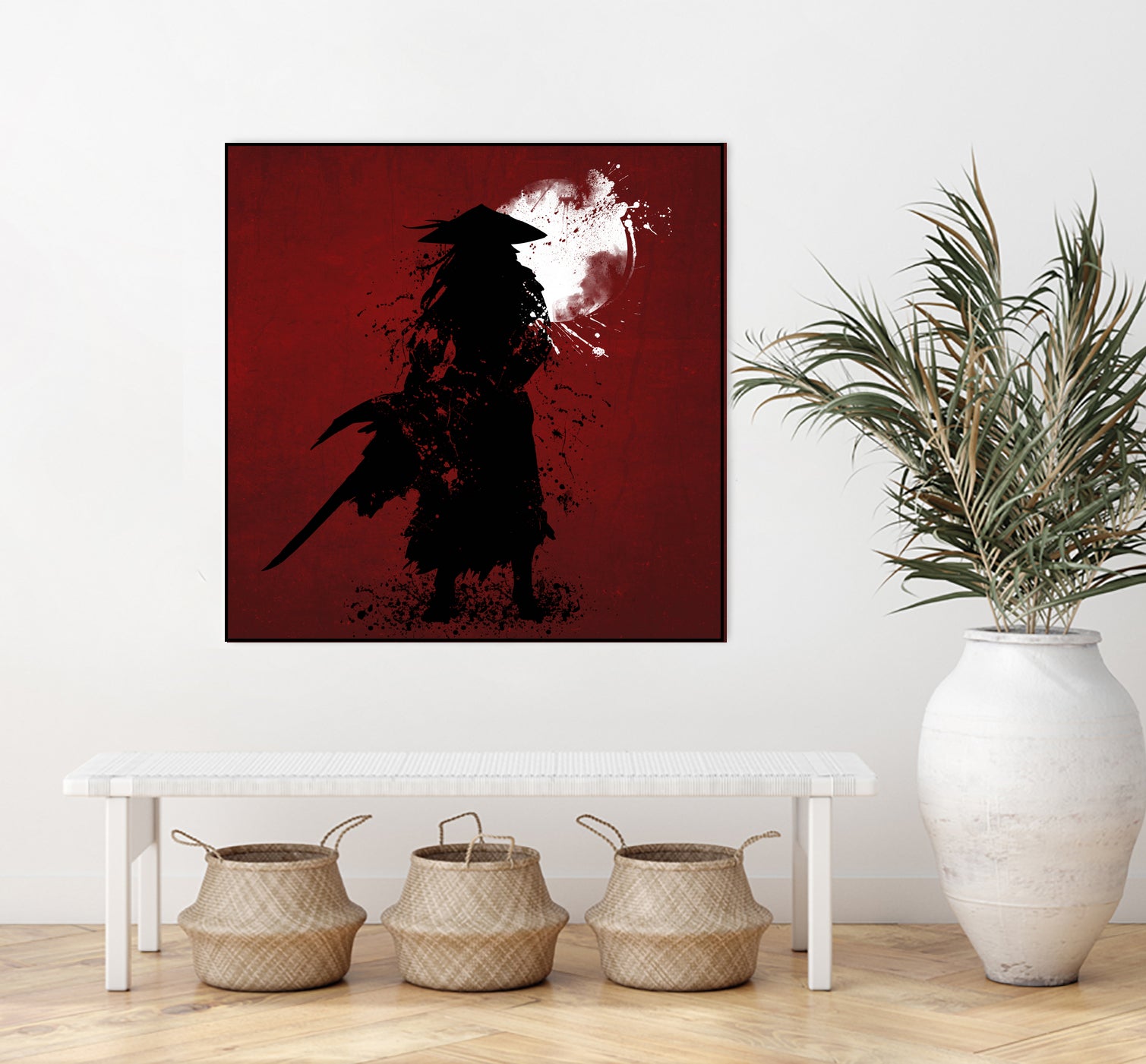 Samurai by Ilya Danilov on GIANT ART - red digital painting