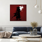 Samurai by Ilya Danilov on GIANT ART - red digital painting