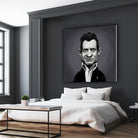 Johnny Cash by Rob Snow on GIANT ART - gray digital painting