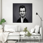 Johnny Cash by Rob Snow on GIANT ART - gray digital painting