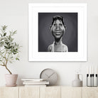 Aretha Franklin by Rob Snow on GIANT ART - gray digital painting