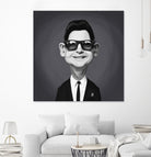 Roy Orbison by Rob Snow on GIANT ART - gray digital painting