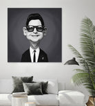 Roy Orbison by Rob Snow on GIANT ART - gray digital painting