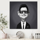 Roy Orbison by Rob Snow on GIANT ART - gray digital painting