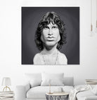 Jim Morrison by Rob Snow on GIANT ART - gray digital painting