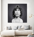 Jim Morrison by Rob Snow on GIANT ART - gray digital painting