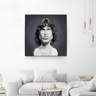 Jim Morrison by Rob Snow on GIANT ART - gray digital painting