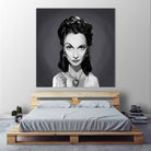 Vivien Leigh by Rob Snow on GIANT ART - gray digital painting