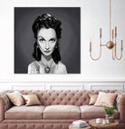 Vivien Leigh by Rob Snow on GIANT ART - gray digital painting