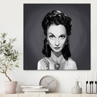 Vivien Leigh by Rob Snow on GIANT ART - gray digital painting