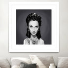 Vivien Leigh by Rob Snow on GIANT ART - gray digital painting