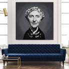 Agatha Christie by Rob Snow on GIANT ART - gray digital painting