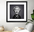 Agatha Christie by Rob Snow on GIANT ART - gray digital painting