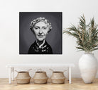 Agatha Christie by Rob Snow on GIANT ART - gray digital painting