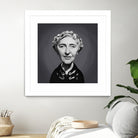 Agatha Christie by Rob Snow on GIANT ART - gray digital painting