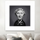 Agatha Christie by Rob Snow on GIANT ART - gray digital painting