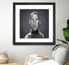 Paul Newman by Rob Snow on GIANT ART - gray digital painting