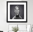 Paul Newman by Rob Snow on GIANT ART - gray digital painting