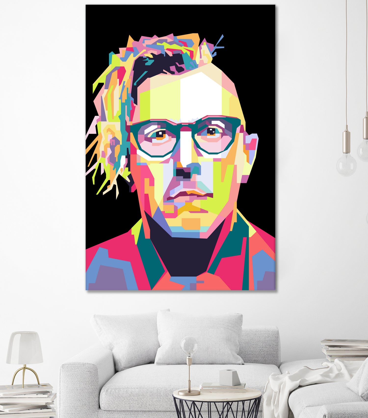 Abstract Maynard James Keenan In WPAP by SITI MAHMUDAH on GIANT ART - black digital drawing