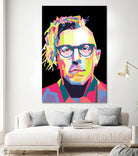 Abstract Maynard James Keenan In WPAP by SITI MAHMUDAH on GIANT ART - black digital drawing