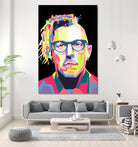 Abstract Maynard James Keenan In WPAP by SITI MAHMUDAH on GIANT ART - black digital drawing