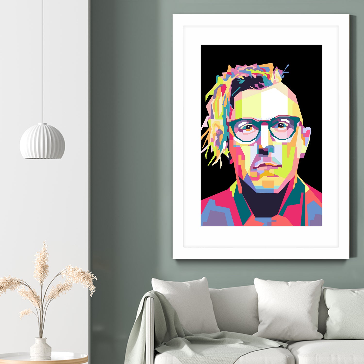 Abstract Maynard James Keenan In WPAP by SITI MAHMUDAH on GIANT ART - black digital drawing