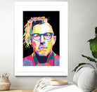 Abstract Maynard James Keenan In WPAP by SITI MAHMUDAH on GIANT ART - black digital drawing