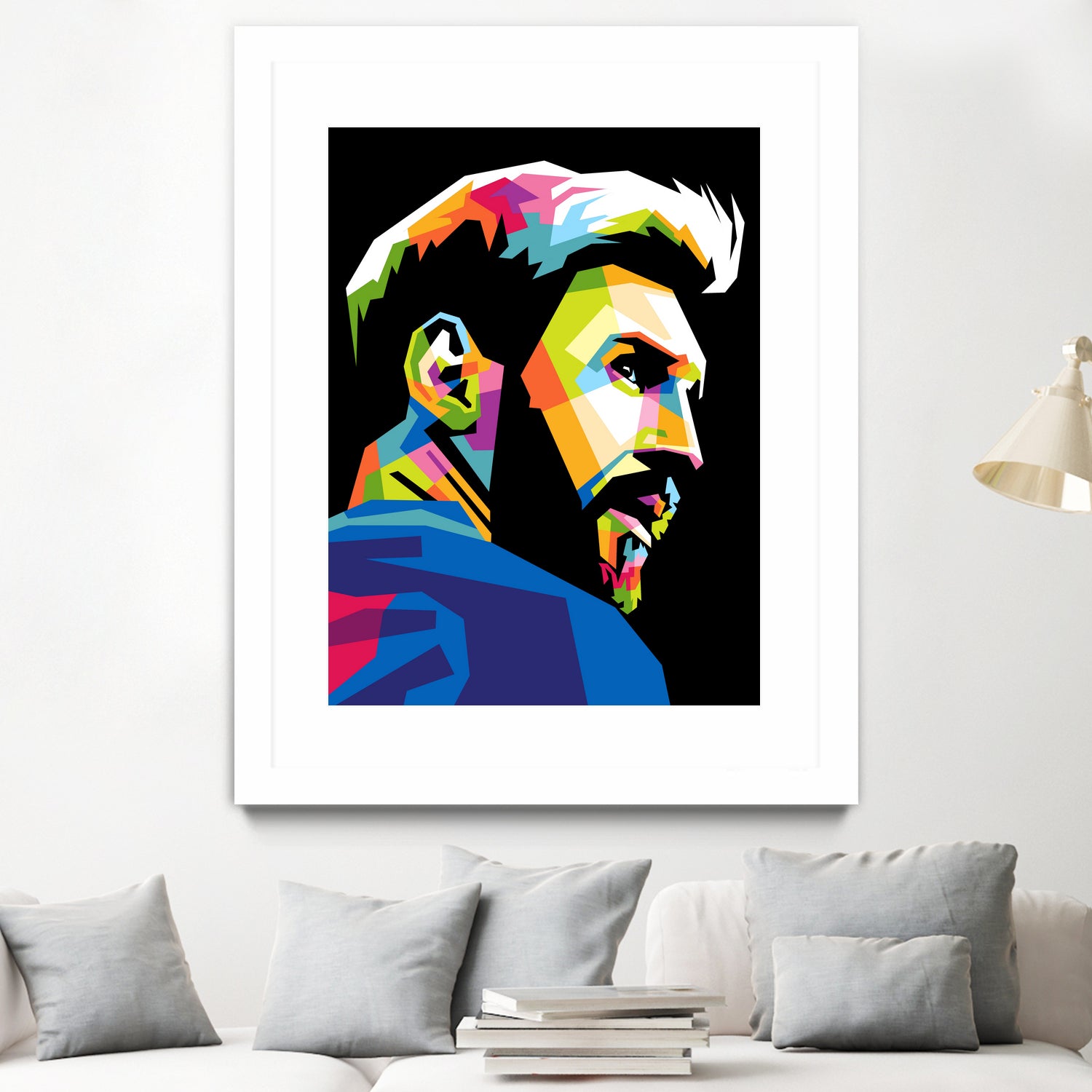 wpap messi by Muhammad Ardian on GIANT ART - black photo illustration