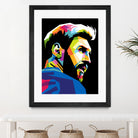 wpap messi by Muhammad Ardian on GIANT ART - black photo illustration